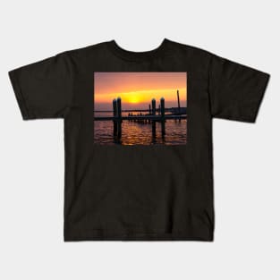 Sunset at the Jersey Shore Kids T-Shirt